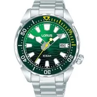 LORUS Herren Uhr Quarz Edelstahlgehäuse RH949RX9 - Armbanduhren für Herren, robustes Edelstahlgehäuse und 100 Meter wasserdicht, ideal für den täglichen Gebrauch und sportliche Aktivitäten.