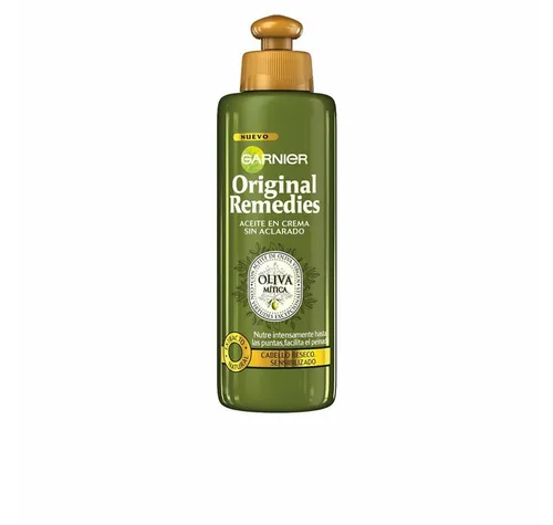 Garnier Original Remedies Öl ohne Spülung Mythische Olive 200ml - Bodylotion mit nativem Olivenöl, nährt trockenes und empfindliches Haar intensiv ohne zu beschweren. Für gesund aussehendes, lebendiges Haar.