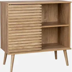 sweeek Skandinavisches Sideboard mit Schiebetür