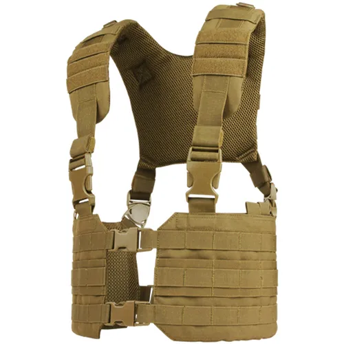 Condor Ronin Einstellbar Army Combat Chest Rig Weste MOLLE Carrier Coyote Brown