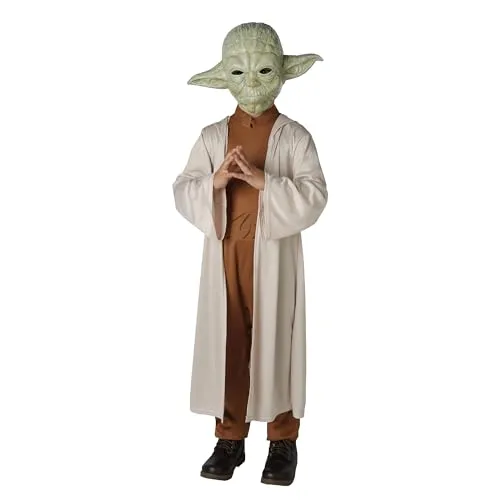 Yoda Kinderkostüm - Kinder 13-14 Jahre - Kostüm für Kinder 13-14 Jahre, perfekt für Mottopartys und Halloween – verwandle dein Kind in den legendären Jedi-Meister Yoda!