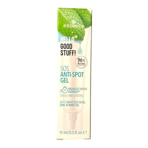 essence HELLO GOOD STUFF! SOS ANTI - SPOT GEL- 15ml  96%naturl + Vegan *NEU*
