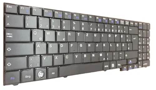 T-ProTek DEUTSCHE - Schwarz Tastatur Keyboard kompatibel für Medion Akoya E5217, E5218
