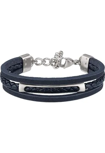 Breil Juwel Sammlung B MIX Armbänder für Herren, Edelstahl in Blau - Armbänder aus hochwertigem Edelstahl in ansprechendem Blau, ideal für stilbewusste Herren und perfekt für jeden Anlass.