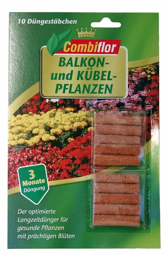 Combiflor Düngestäbchen für Kübelpflanzen Balkonpflanzen Guano 734