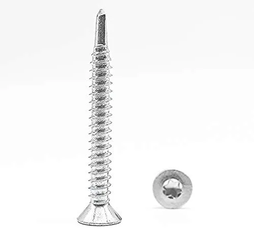Stück Bohrschrauben 4,2x38 mm mit selbstschneidender Bohrspitze verzinkt mit Senkkopf DIN 7504 P-T 100