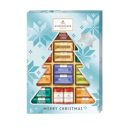 Niederegger Meister Selektion Merry Christmas Pralinen Packung 300g