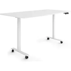ESMART EZX-132WW Elektrischer Schreibtisch auf Rollen in weiß von ESMART