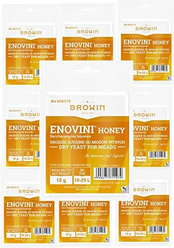 HONIG HEFE Weinhefe Hefe Met, Honigweine, Trocken Methefe, Honigwein, Metwein Weinhefe 10 x
