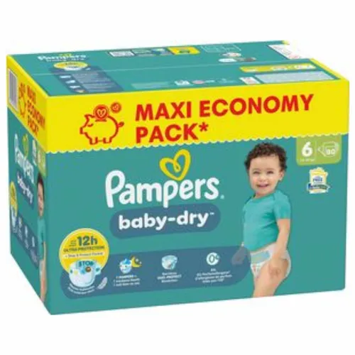 Pampers Baby Dry Gr6 13-18kg Extra Large 80St Packung