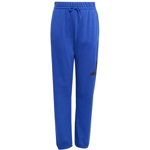 adidas Unisex Kinder Essentials Big Logo Pants - Modische Hosen mit elastischem Bund und Kordelzug, aus 55% Baumwolle und recyceltem Polyester, ideal für Komfort und Stil im Alltag.