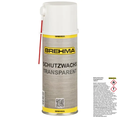 BREHMA Schutzwachs Spray transparent Unterbodenwachs Hohlraumwachs UBS