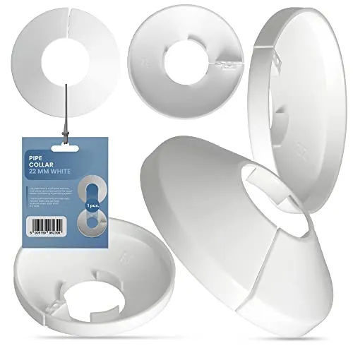 Einzelrosette für Heizungsrohre 22 mm