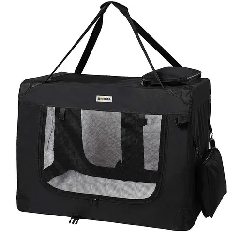 Feel2Home XL Hundetransportbox – Faltbare Hundetasche für sicheren Transport - Die XL Hundetransportbox bietet Ihrem Hund viel Platz und ist ideal für Reisen oder Tierarztbesuche. Mit einem leichten, faltbaren Design und strapazierfähigem Material ist sie einfach zu transportieren und sicher.