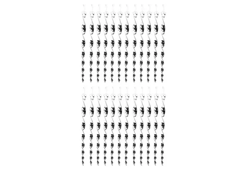 HAC24 Windspiel Windspirale Vogelabwehr Vogelschreck Spirale Taubenabwehr Vogelschutz (24 St), Reflektierend, 29 cm, mit Aufhängeöse und Aufhängeschnur