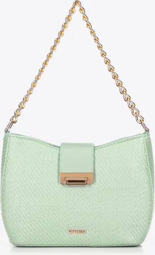 Wittchen Damen-Umhängetasche, gewebt, grün, Polypropylen
