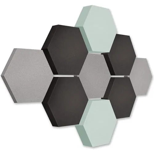 platino24 3D Wandpaneel Edition LOFT - Wandpaneele für optimale Raumakustik, handgefertigt aus hochwertigem Basotect, flammhemmend und in vielen Farben erhältlich. Ideal für Musikzimmer, Heimkino und Büros.