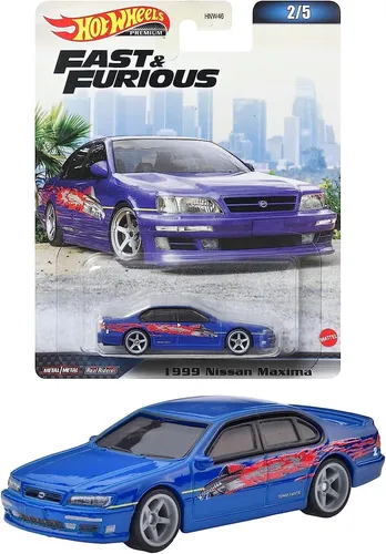 Hot Wheels Fast & Furious HKD23, Auto, 3 Jahr(e), Kunststoff, Metall, Dunkelblau, Rot