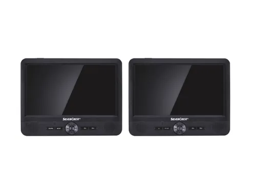 SILVERCREST® Tragbarer DVD-Player SPDP 18 A1 mit 2 Bildschirmen