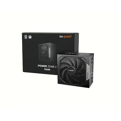 be quiet! Power Zone 2 (750 W) Netzteil - Hochwertiges 750 W Netzteil mit modularer Kabelverwaltung, ideal für leistungsstarke Gaming-PCs und leisen Betrieb.