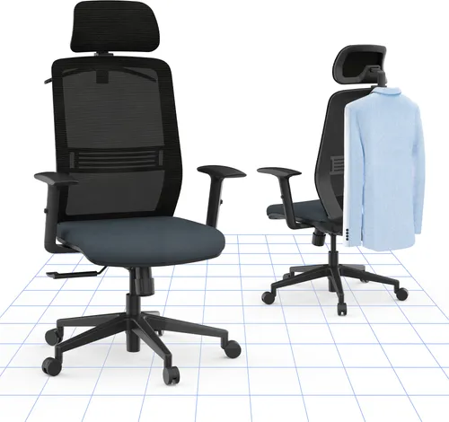 FLEXISPOT Ergonomischer Bürostuhl in blau von Flexispot
