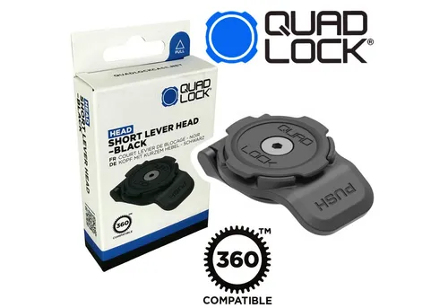 QUAD LOCK 360 Short Lever Head Verschlusskopf Handy Halter – Ersatz Hebel - Praktischer Ersatz Hebel für QUAD LOCK Handyhalterungen, ideal für sicheren Halt und einfachen Zugang zu Ihrem Gerät. Perfekt für den täglichen Einsatz.