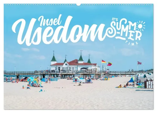 Gunnar Freise | Insel Usedom - It's Summer Time (Wandkalender 2026 DIN A2) - Kalender für 2026 mit 14 Seiten, präsentiert Sommerimpressionen der Insel Usedom – ideal für Reisefans und Kunstliebhaber.
