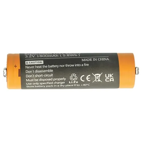 vhbw Akku kompatibel mit Moser 1884-7102 für Haarschneidemaschine (1800mAh, 3,2V, Li-Ion)