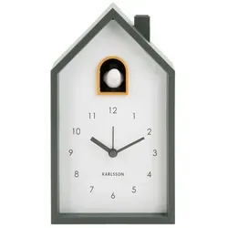 Karlsson Wecker Modern Cuckoo in grün von Karlsson