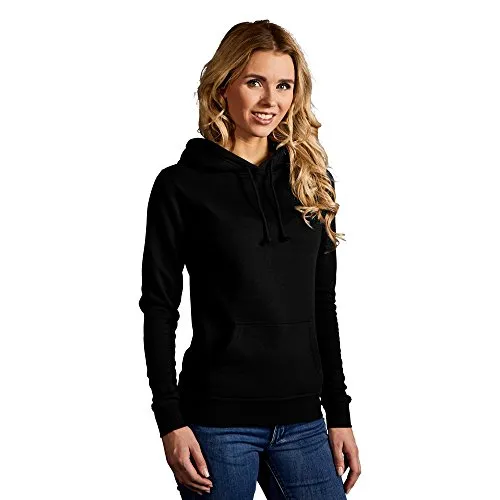Basic Hoodie 80-20 Damen, Schwarz, S