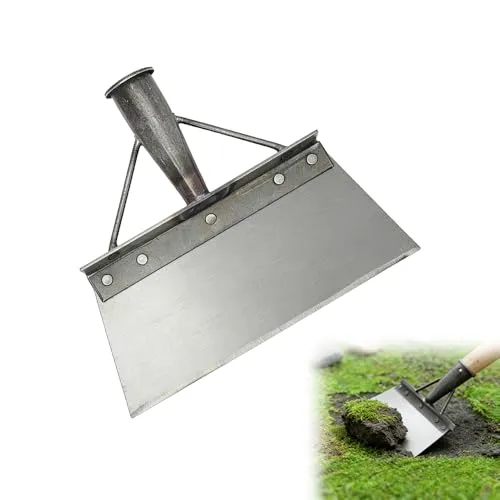yotutun Multifunktionale Reinigungsschaufel, 26cm Outdoor Gartenschaufel Manganstahl Unkraut Schaber Stoßscharre Groß für Unkraut Entfernen und Moos Gartengeräte zum Schneeschaufeln Enteisen