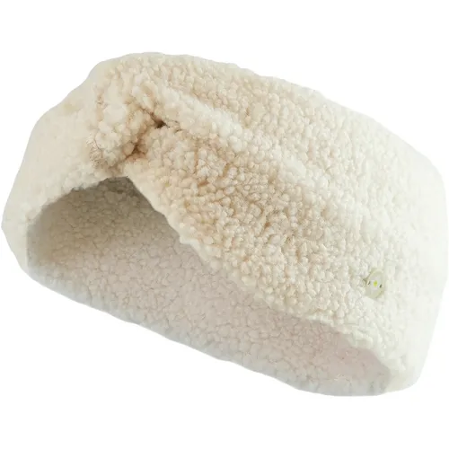 Bavarian Caps Sherpa Edelweiß Stirnband (Größe ONE SIZE, weiss)
