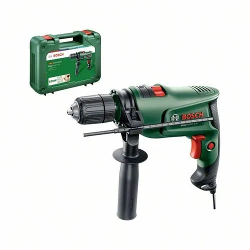 Bosch Home and Garden EasyImpact 630 - Schlagbohrmaschine 630W - Bohrmaschinen mit 630W Leistung, ideal für müheloses Bohren in Mauerwerk und Holz. Mit Schnellspannbohrfutter und Bosch Electronic Speed Control für präzise Anpassung.