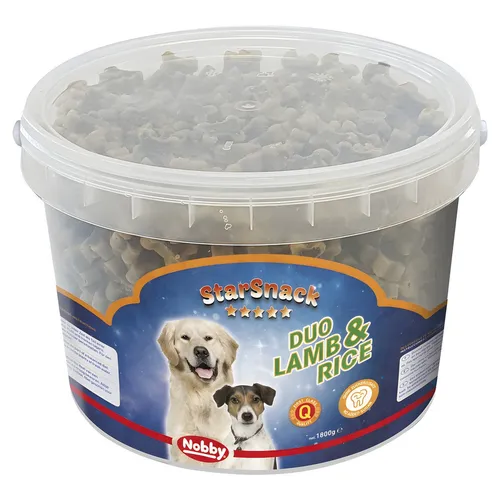 Nobby StarSnack Duo Lamb & Rice 1,8 kg, Hundesnack, UVP 16,99 EUR, NEU