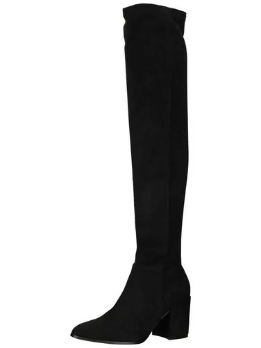 Stylische Overkneestiefel von STEVE MADDEN - Damenstiefel in Größe 37 aus hochwertigem Textil, mit elastischem Einsatz und Reißverschluss für perfekten Komfort und einen trendigen Look.
