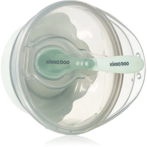 Kikkaboo Suction Bowl with Spoon Schüssel mit Löffelchen mit Verschluss 4 m+ Mint 1 St.