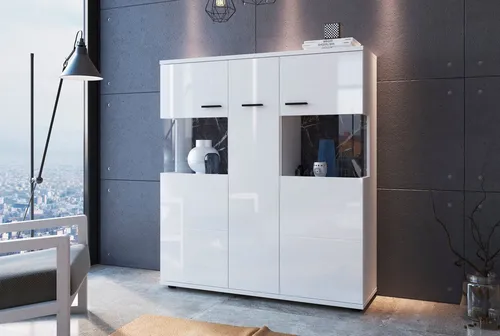 INOSIGN Kommode Henley, Höhe ca. 134,5 cm in weiß von Inosign