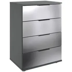 Mid.you Nachtschrank in Graphit in grau von MID.YOU