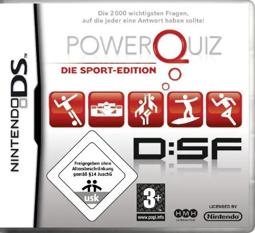 Power Quiz - Die Sport-Edition (Nintendo DS/2DS/3DS) - Spaßiges Sportquiz für die ganze Familie, ideal für Nintendo DS und perfekt für Kinder ab 3 Jahren.