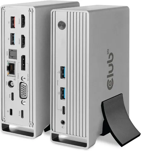 Club 3D Dockingstation CSV1568 USB Gen 2 Type-C - Vielseitige Dockingstation mit 120W Leistung, ideal für PC, Laptop und mobile Geräte. Unterstützt mehrere Anschlüsse für maximale Konnektivität.