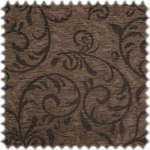 Chenille Möbelstoff Valencia Braun