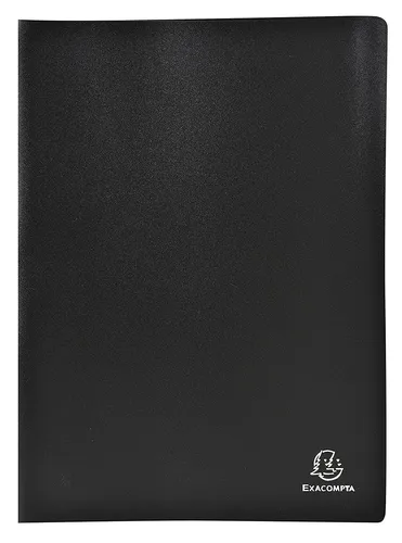 EXACOMPTA Sichtbuch DIN A4 PP 20 Hüllen schwarz