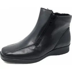 Semler Karolin - Damen Stiefeletten Schwarz, Glattleder, bequem und ideal für Wanderungen oder den Alltag