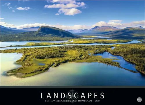 Harenberg Landscapes Edition Kalender 2027 - Alexander von Humboldt - Großer Fotokalender mit beeindruckenden Landschaften, ideal für Naturliebhaber. Spiralbindung für einfaches Umblättern, perfekt für Zuhause oder als Geschenk.