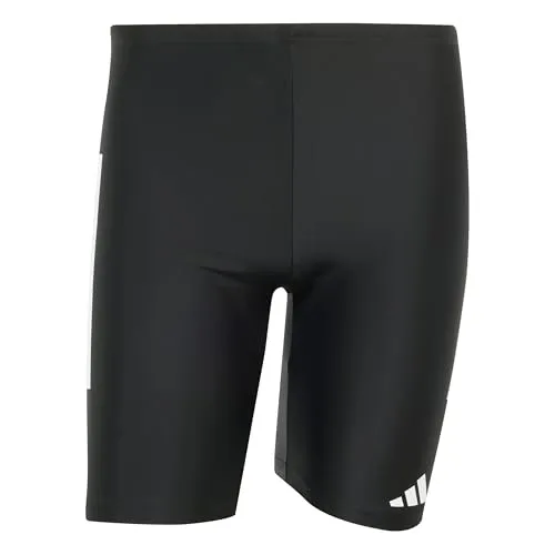 adidas Performance Badehose 3S BLD JAM - Sportliche Herren-Badehose in Schwarz - Herren-Bademode mit TIGHT Passform, hergestellt aus 78% Polyamid und 22% Elasthan für optimalen Tragekomfort und Bewegungsfreiheit beim Schwimmen.