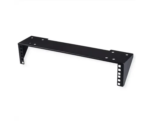 VALUE 19-Wand-/Untertischhalterung, 2 HE, schwarz - Halterung für 19-Zoll-Komponenten, ideal für platzsparende Montage unter Tischen oder an Wänden, einfach zu installieren und robust.