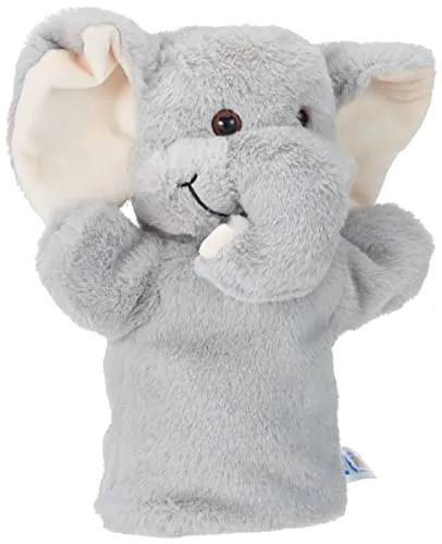 Heunec 394070 Handspielpuppe Elefant, grau