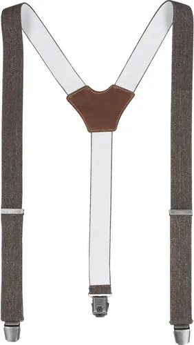 Greiff Hosenträger Denim Braun in braun von GREIFF