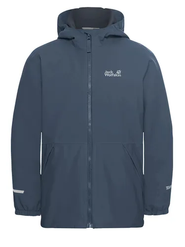 Jack Wolfskin Winterjacke SNOW DAYS JKT KIDS blau 116 EU - Funktionsjacke für Kinder, atmungsaktiv, wasserdicht und winddicht, ideal für kalte Tage im Freien.
