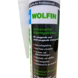 Dachdichtung Wolfinator BMI Montagekleber 410g/300ml Henkel grau